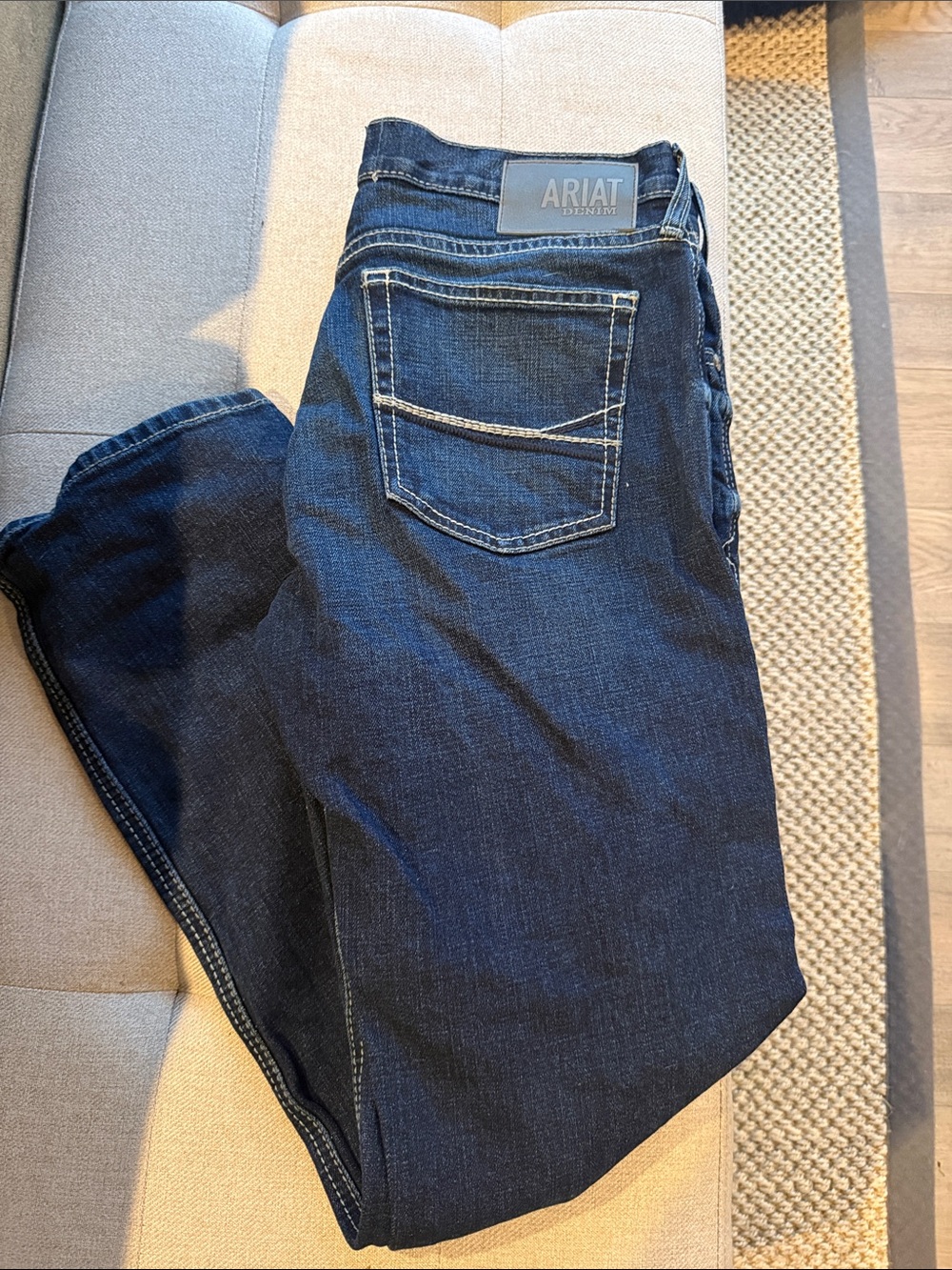 Ariat Men’s Dark Indigo Straight Leg Jeans